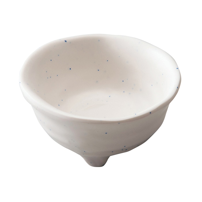 福井クラフト メラミン小鉢 φ6.9cm 三ツ足鉢 粉引 80304220 1個(ご注文単位1個)【直送品】