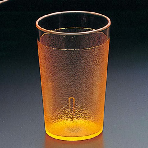 関東プラスチック工業 アクリル　タンブラー（シボ付）KB-8　オレンジ   1個（ご注文単位1個）【直送品】