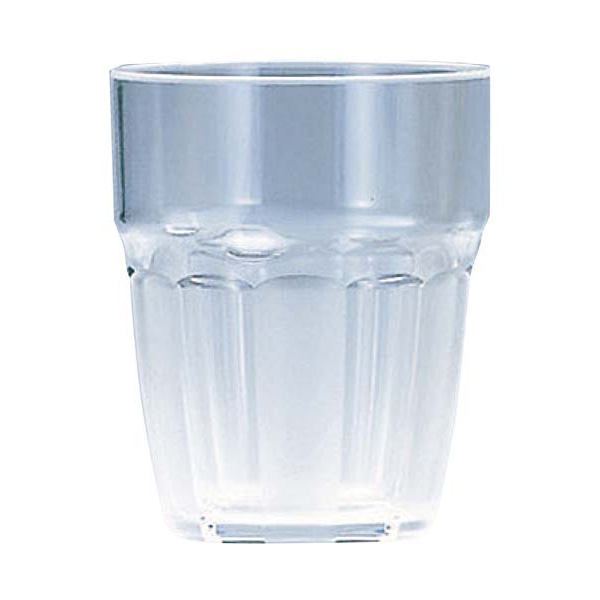 PC　マーレ　段付タンブラー　KB-111　クリア   1個（ご注文単位1個）【直送品】