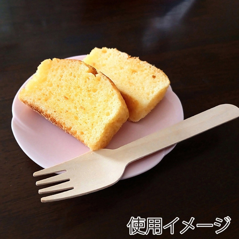 東亜箸販売 ウッドフォーク 完封紙包装 100本/袋(ご注文単位30袋)【直送品】