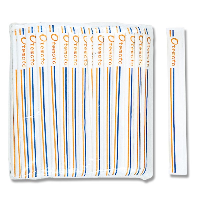 東亜箸販売 割箸 白樺元禄箸 オテモト 20.3cm 紙完封 100膳/袋