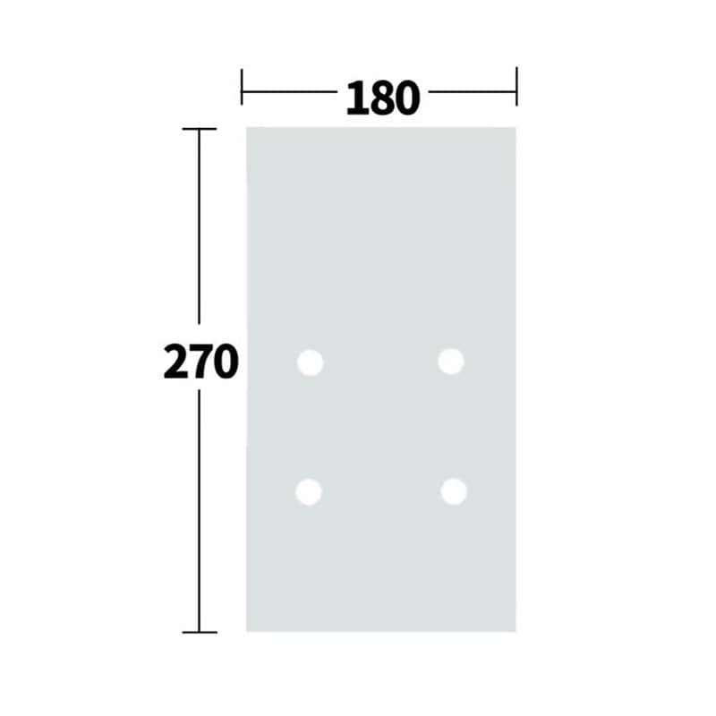 ナカヤマ 野菜包装用フィルム　ナカクリーン No.10　4穴 AF2-10　100枚/束（ご注文単位100束）【直送品】