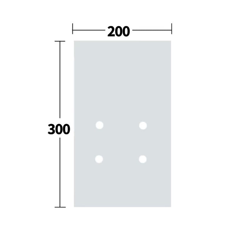ナカヤマ 野菜包装用フィルム　ナカクリーン No.11　4穴 AF2-11　100枚/束（ご注文単位100束）【直送品】