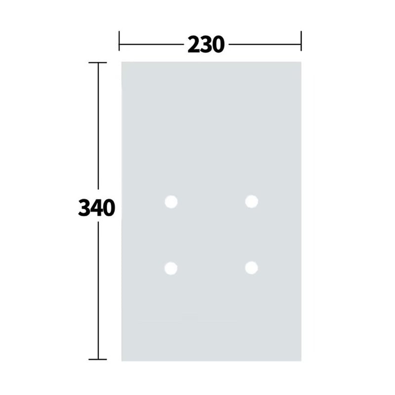 ナカヤマ 野菜包装用フィルム　ナカクリーン No.12　4穴 AF2-12　100枚/束（ご注文単位50束）【直送品】
