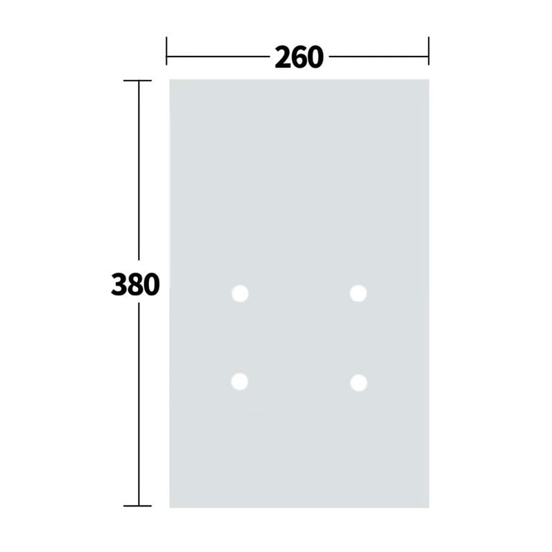 ナカヤマ 野菜包装用フィルム　ナカクリーン No.13　4穴 AF2-13　100枚/束（ご注文単位50束）【直送品】