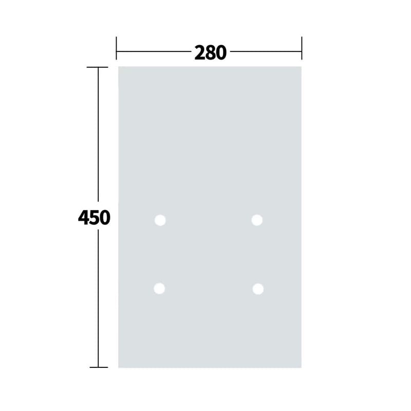 ナカヤマ 野菜包装用フィルム　ナカクリーン No.14　4穴 AF2-14　100枚/束（ご注文単位50束）【直送品】