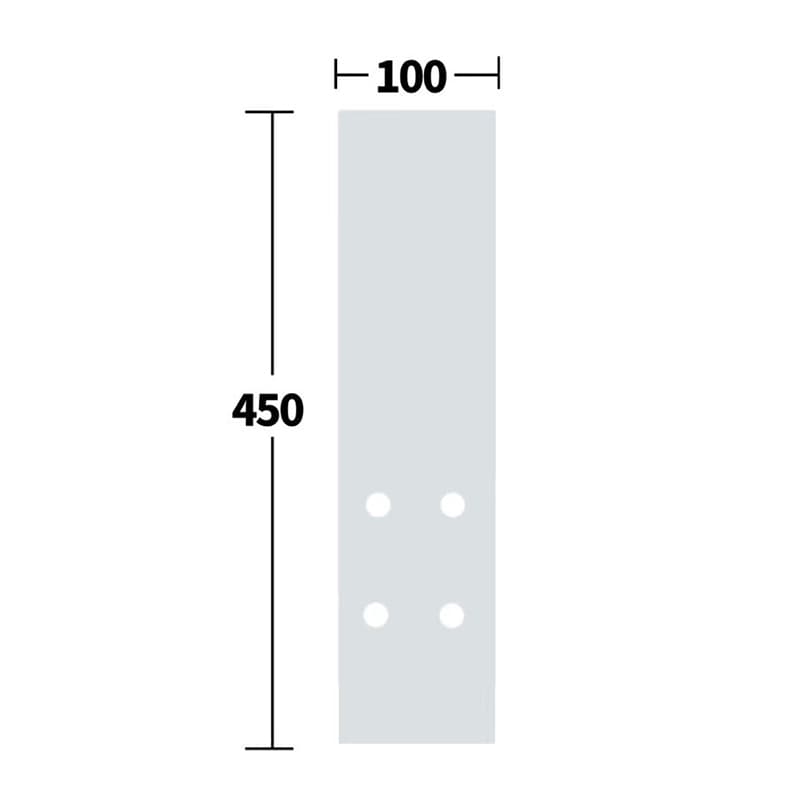 ナカヤマ 野菜包装用フィルム　ナカクリーン No.204　4穴 AF2-204　100枚/束（ご注文単位100束）【直送品】