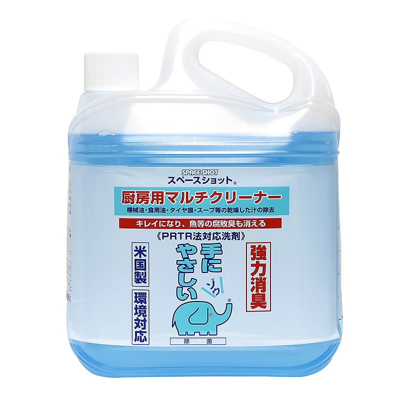 オーブ・テック スペースショット　厨房用マルチクリーナー 4L  1本（ご注文単位4本）【直送品】