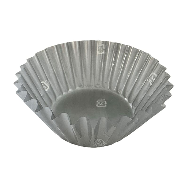 木村アルミ箔 フィルムケースPET 8F 銀 1本（ご注文単位10本）【直送品】