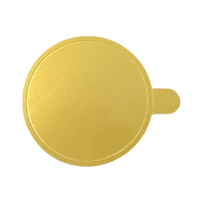 木村アルミ箔 金ボール台紙 丸型 取手付き φ70 100枚/袋（ご注文単位50袋）【直送品】