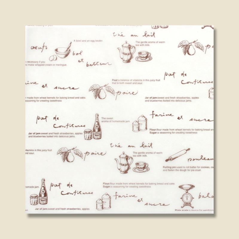 木村アルミ箔 クッキングペーパー CSEシート 120×120 ティータイム 白 1000枚/パック