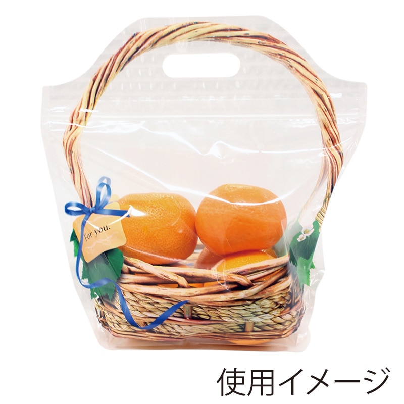 精工 手抜きポリ袋 洋風盛篭スタンドパック 大 50枚/袋(ご注文単位20袋)【直送品】