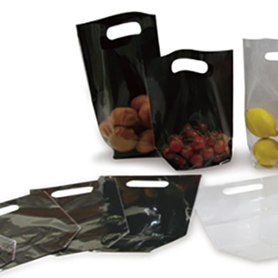 >精工 手抜きポリ袋 スタンドパック SP40-3(黒印刷) 100枚/袋(ご注文単位20袋)【直送品】