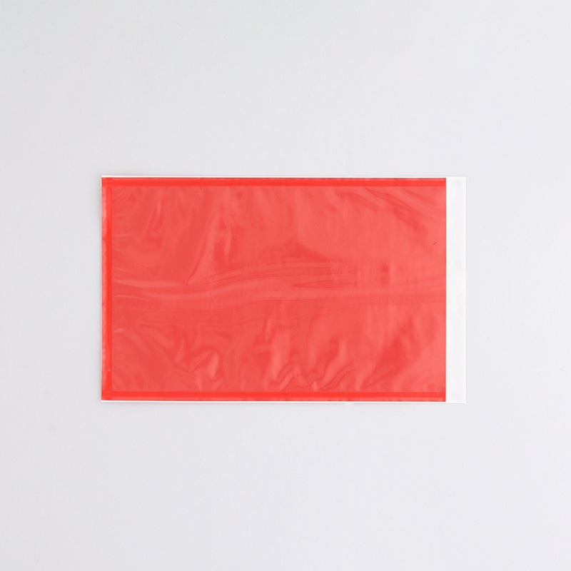 デリバリーパック USパック 全面のり・ポケットタイプ US-1062 赤 100枚/袋(ご注文単位20袋)【直送品】