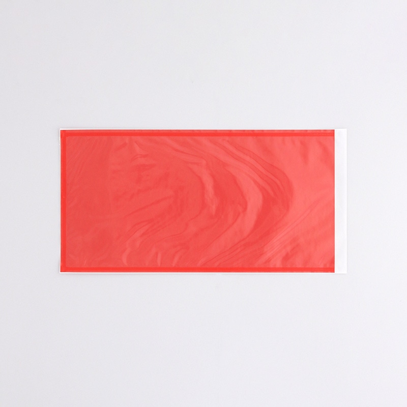 デリバリーパック USパック 全面のり・ポケットタイプ A4三つ折 US-1072 赤 100枚/袋(ご注文単位20袋)【直送品】