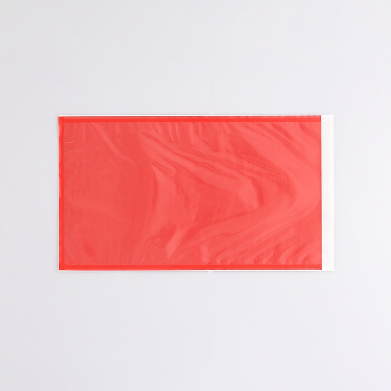 デリバリーパック USパック 全面のり・ポケットタイプ US-1082 赤 100枚/袋(ご注文単位20袋)【直送品】