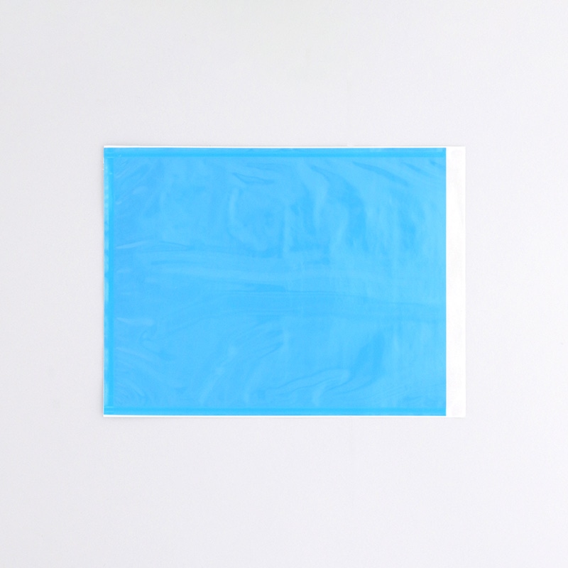 デリバリーパック USパック 全面のり・ポケットタイプ B5二つ折 US-1093 青 100枚/袋(ご注文単位20袋)【直送品】