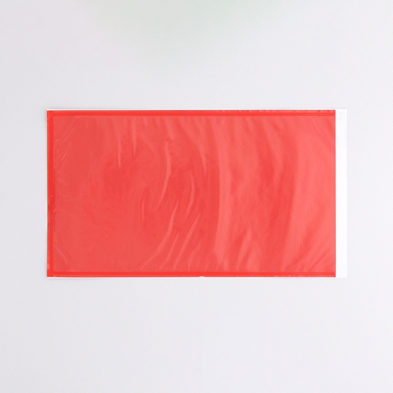 デリバリーパック USパック 全面のり・ポケットタイプ 長3サイズ US-1102 赤 100枚/袋(ご注文単位20袋)【直送品】