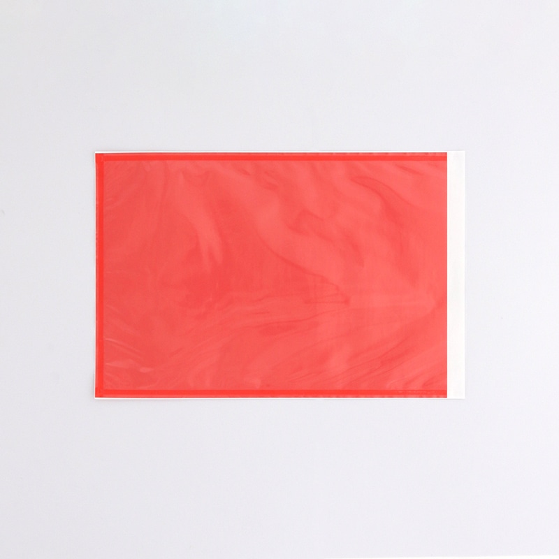 デリバリーパック USパック 全面のり・ポケットタイプ US-1112 赤 100枚/袋(ご注文単位20袋)【直送品】