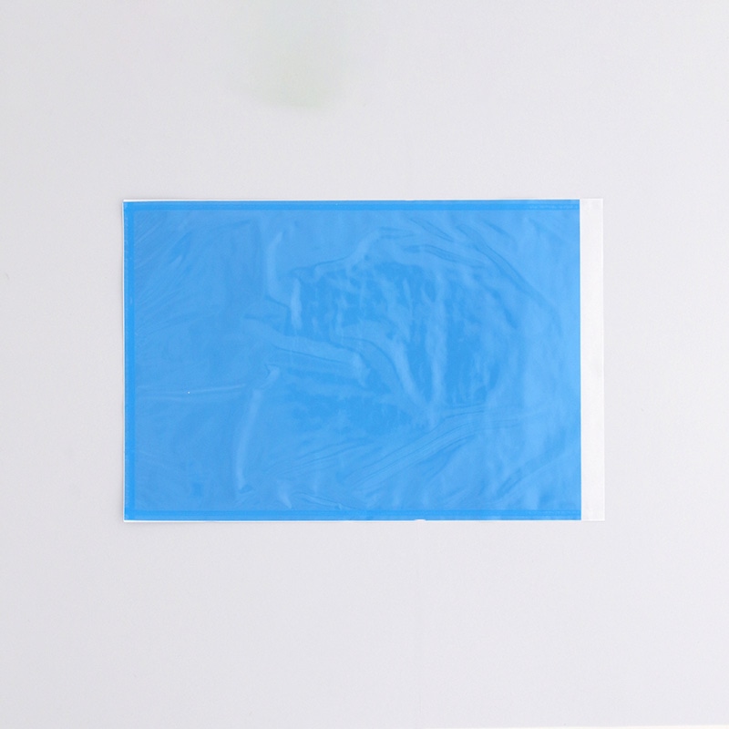 デリバリーパック USパック 全面のり・ポケットタイプ US-1113 青 100枚/袋(ご注文単位20袋)【直送品】