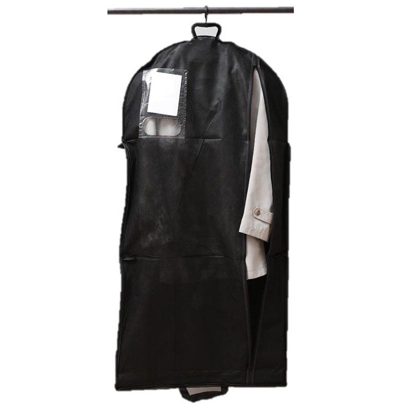 メルクロス テーラーバッグ　ハンドル・周囲ファスナー付 3つ折り MPO-F　黒 100枚/袋（ご注文単位1袋）【直送品】