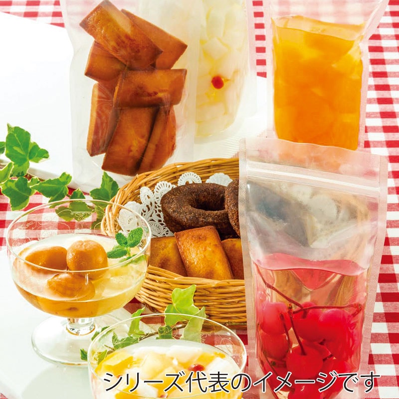 明和産商 チャック付スタンド袋 BAP-1420ZS 50枚/束(ご注文単位30束)【直送品】