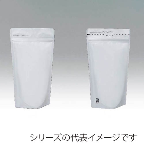 明和産商 チャック付スタンド袋  ALP白-1420ZS 50枚/束（ご注文単位30束）【直送品】
