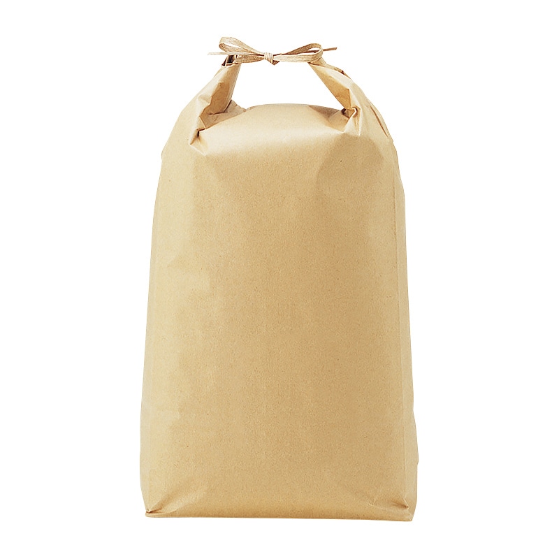 マルタカ 米袋 紐付クラフト 保湿タイプ 無地 窓なし 5kg KHP831 300枚/箱(ご注文単位1箱)【直送品】