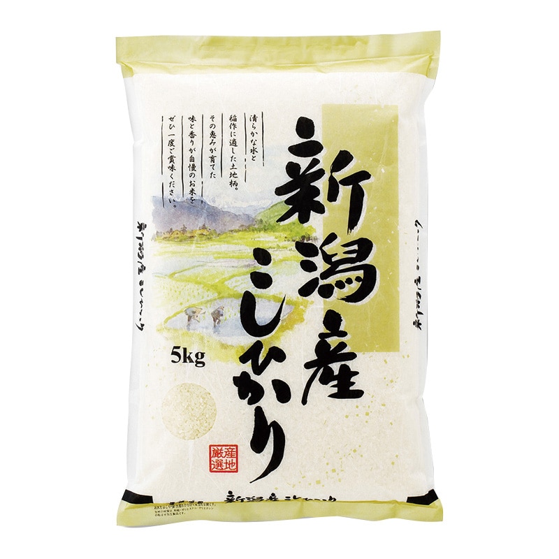 マルタカ 米袋 雲龍和紙 フレブレス 新潟産コシヒカリ 田園日記 5kg MK0760 500枚/箱(ご注文単位1箱)【直送品】