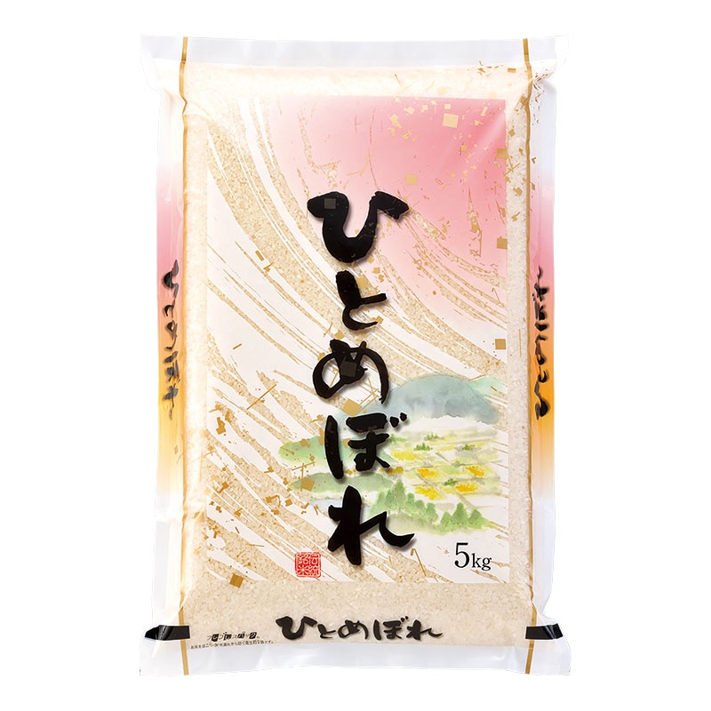 マルタカ 米袋 ラミ フレブレス ひとめぼれ 故郷の風 5kg MN0017 500枚/箱(ご注文単位1箱)【直送品】