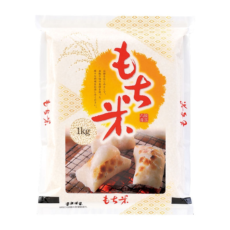 マルタカ 米袋 ラミ フレブレス もち米 もち日和 1kg MN0041 500枚/箱(ご注文単位1箱)【直送品】