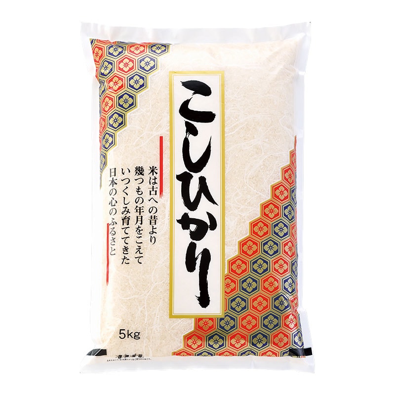 マルタカ 米袋 ラミ フレブレス こしひかり 亀甲 5kg MN3160 500枚/箱(ご注文単位1箱)【直送品】