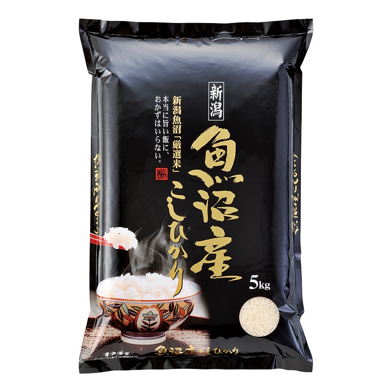 マルタカ 米袋 ラミ フレブレス 魚沼こしひかり 越後の旨い飯 5kg MN7820 500枚/箱(ご注文単位1箱)【直送品】