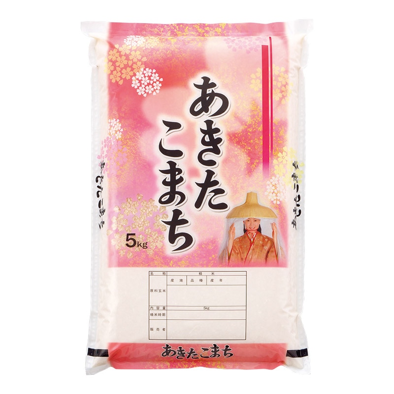 マルタカ 米袋 ポリポリ ネオブレス あきたこまち 花まど 5kg MP5522 500枚/箱(ご注文単位1箱)【直送品】