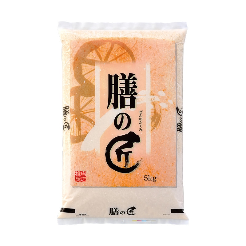 マルタカ 米袋 ポリ マイクロドット 膳の匠 5kg PD2210 500枚/箱(ご注文単位1箱)【直送品】