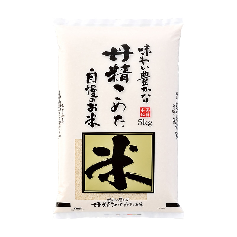 マルタカ 米袋 ポリ マイクロドット 丹精こめた自慢のお米 5kg PD2490 500枚/箱(ご注文単位1箱)【直送品】