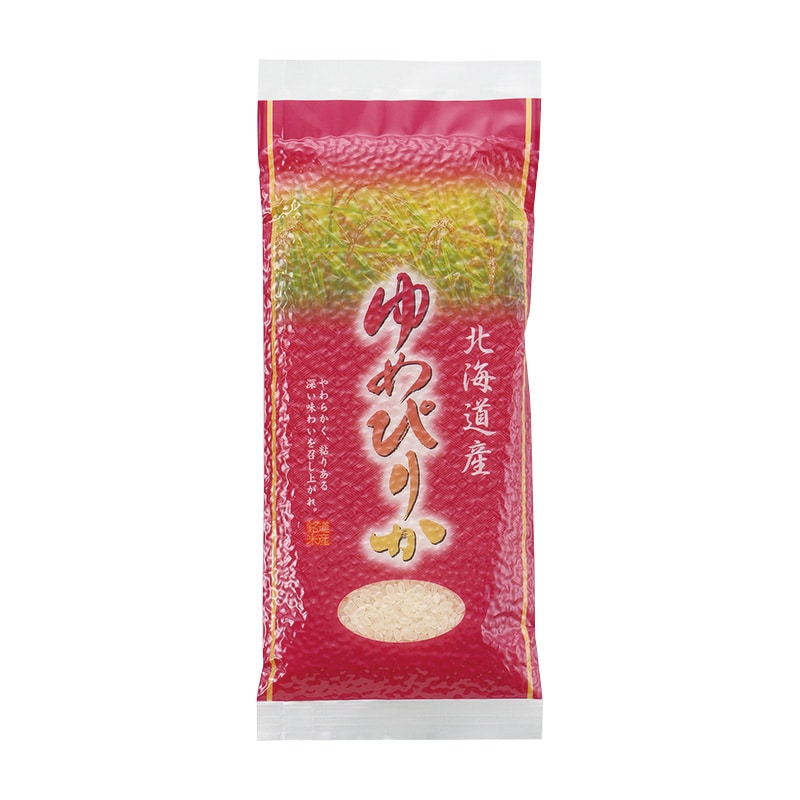 マルタカ 米袋 真空合掌貼り 平袋 ラミ ゆめぴりか 夢雲 300g VTN404 500枚/箱(ご注文単位1箱)【直送品】