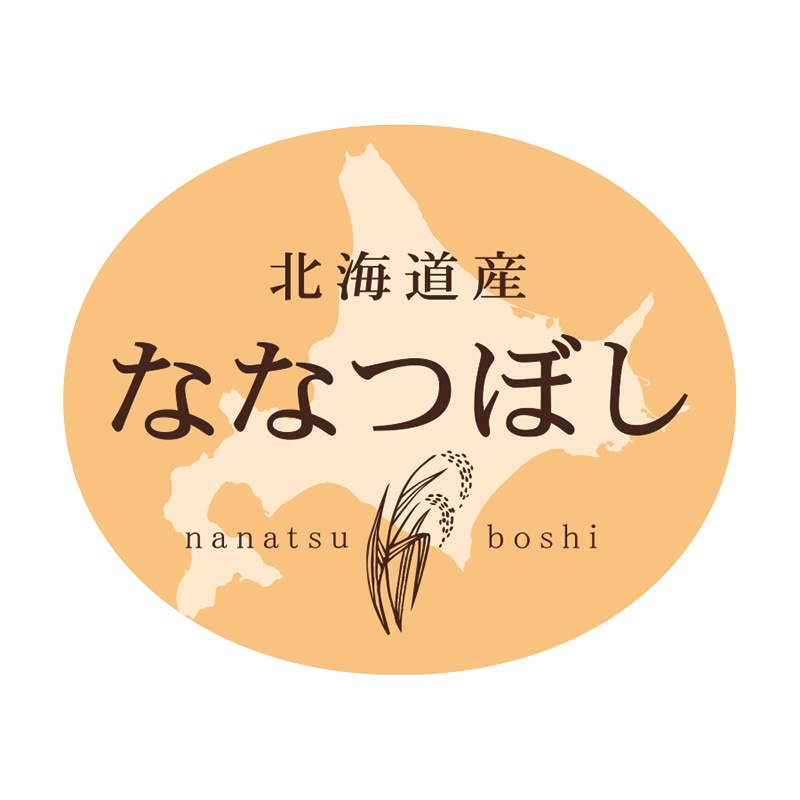 マルタカ ラベル ななつぼし　楕円 L60212 1000枚/箱（ご注文単位1箱）【直送品】