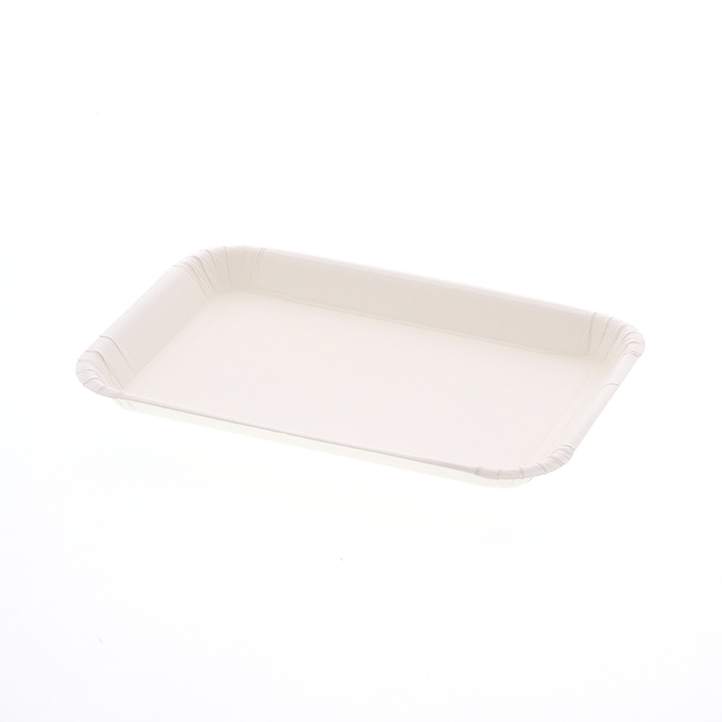 クラウンパッケージ 紙製トレー　パピエットシリーズ　ホワイト MD-2  50枚/袋（ご注文単位20袋）【直送品】