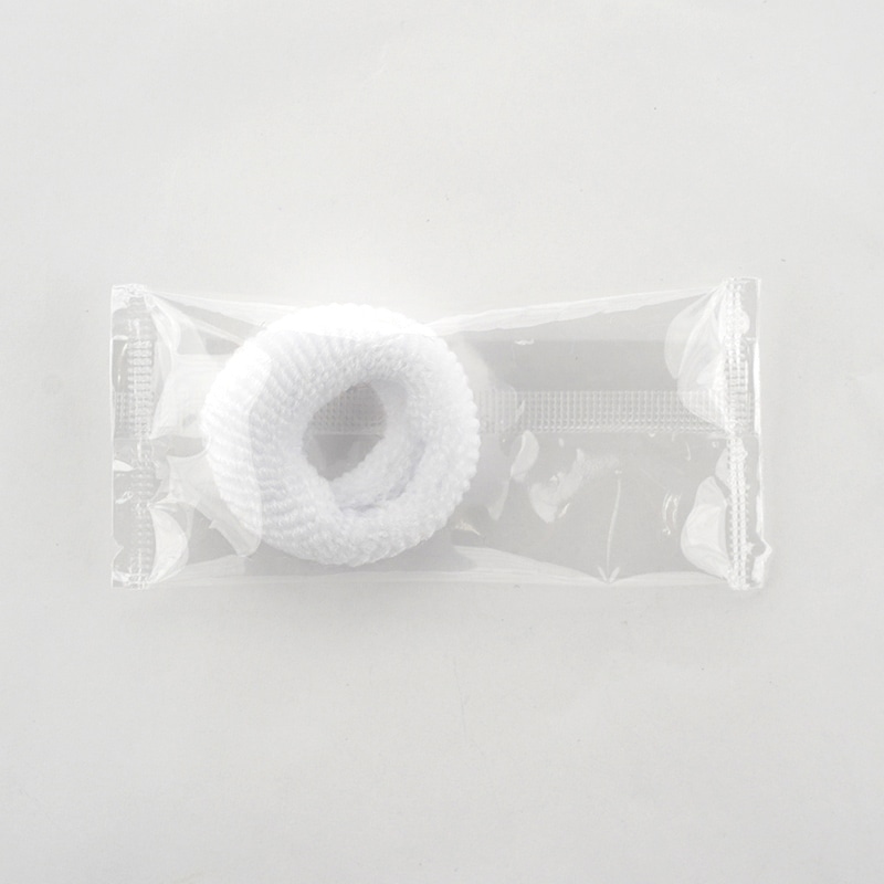 ヘアバンド 白　個包装 7664004 1000個/束（ご注文単位4束）【直送品】