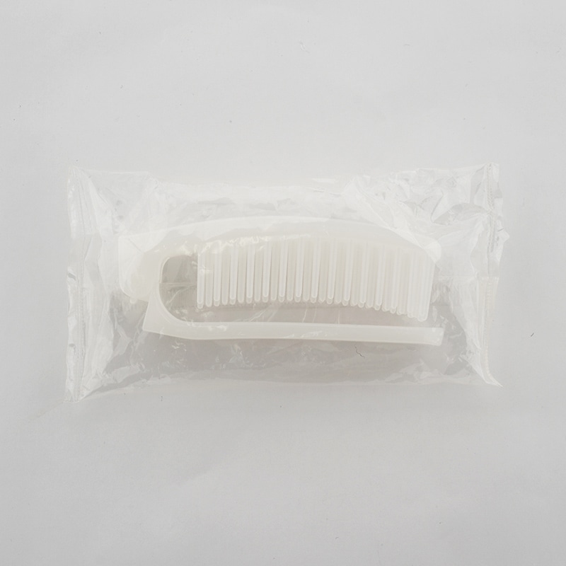 折り畳みスリムブラシ 白　個包装　0308K 8233067 500個/束（ご注文単位2束）【直送品】