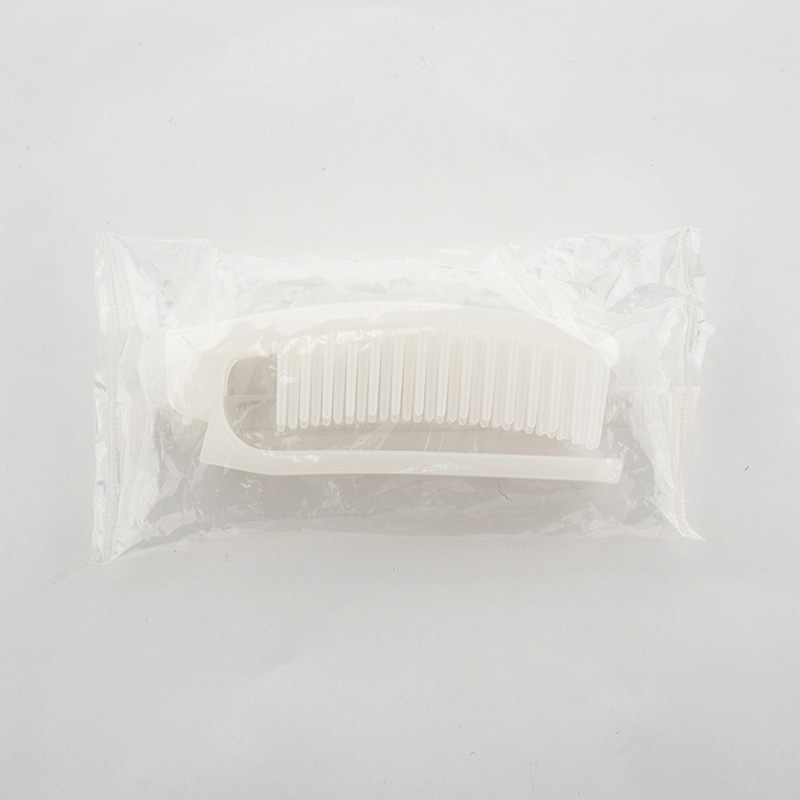 折り畳みスリムブラシ 半透明　個包装　0308K 8233069 500個/束（ご注文単位2束）【直送品】