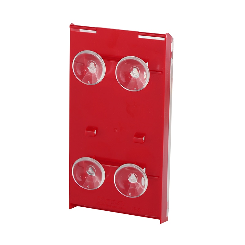 カタログラック A4判3ツ折　吸盤付き CR-930　レッド 1個（ご注文単位1個）【直送品】