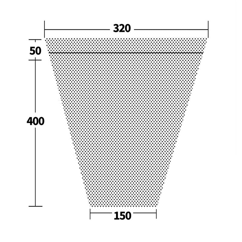 切り花出荷用　規格リップ付きスリーブ　ナカクリーン R-1　全面有孔　100枚/束（ご注文単位30束）【直送品】