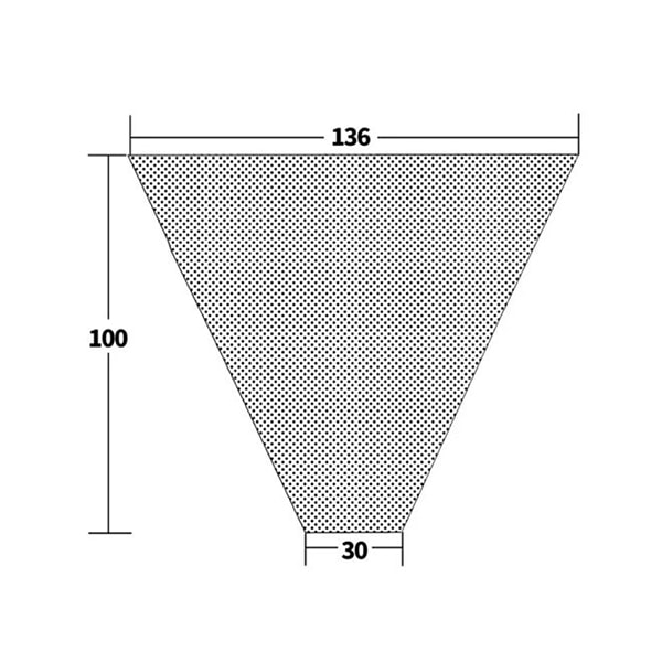 ナカクリーン　ガーベラキャップ 特大　全面有孔 G-LL 60000枚/箱（ご注文単位1箱）【直送品】