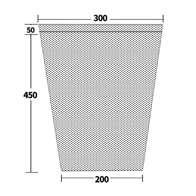 切り花出荷用　ナカクリーン　Rユリスリーブ No.4　全面有孔 RN-4　100枚/束（ご注文単位40束）【直送品】