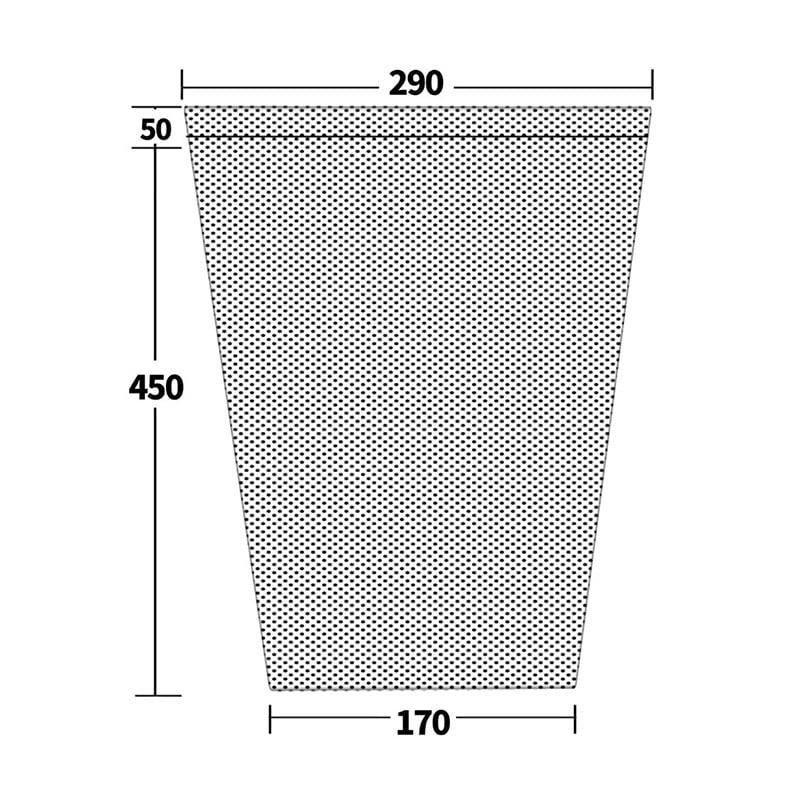 切り花出荷用　ナカクリーン　Rユリスリーブ No.5　全面有孔 RN-5　100枚/束（ご注文単位40束）【直送品】