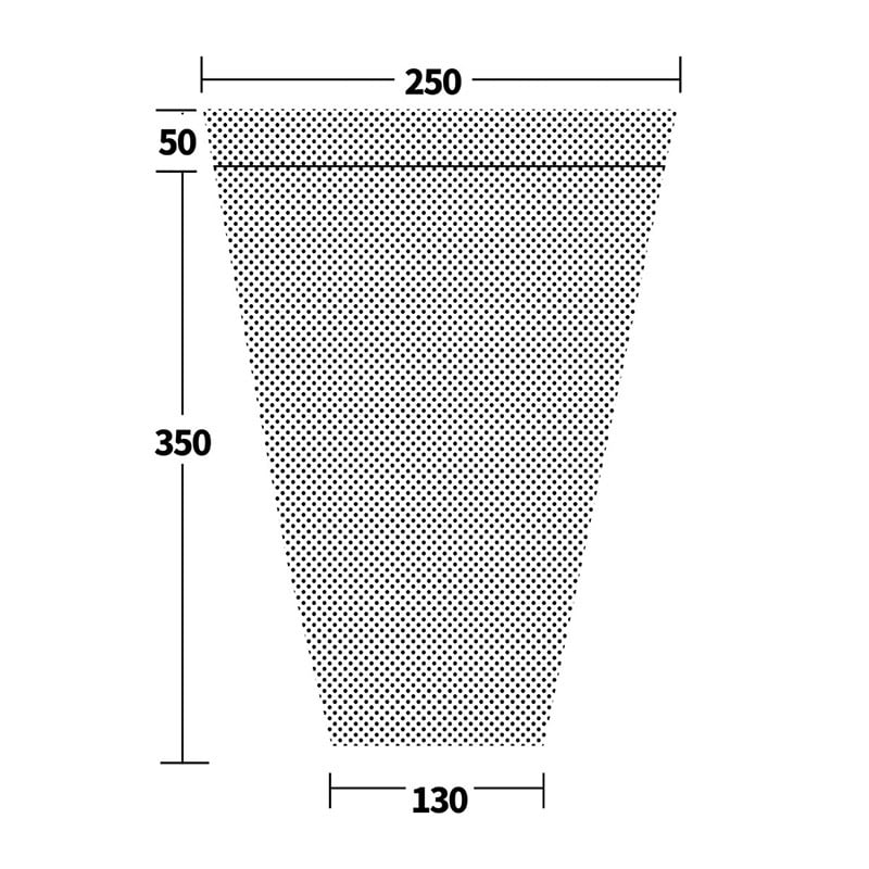 切り花出荷用　ナカクリーン　Rカーネスリーブ No.0　全面有孔 NG-0　100枚/束（ご注文単位60束）【直送品】