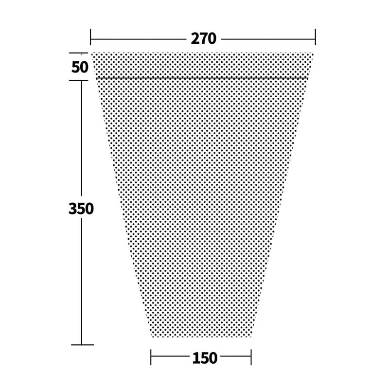切り花出荷用　ナカクリーン　Rカーネスリーブ No.1　全面有孔 NG-1　100枚/束（ご注文単位60束）【直送品】