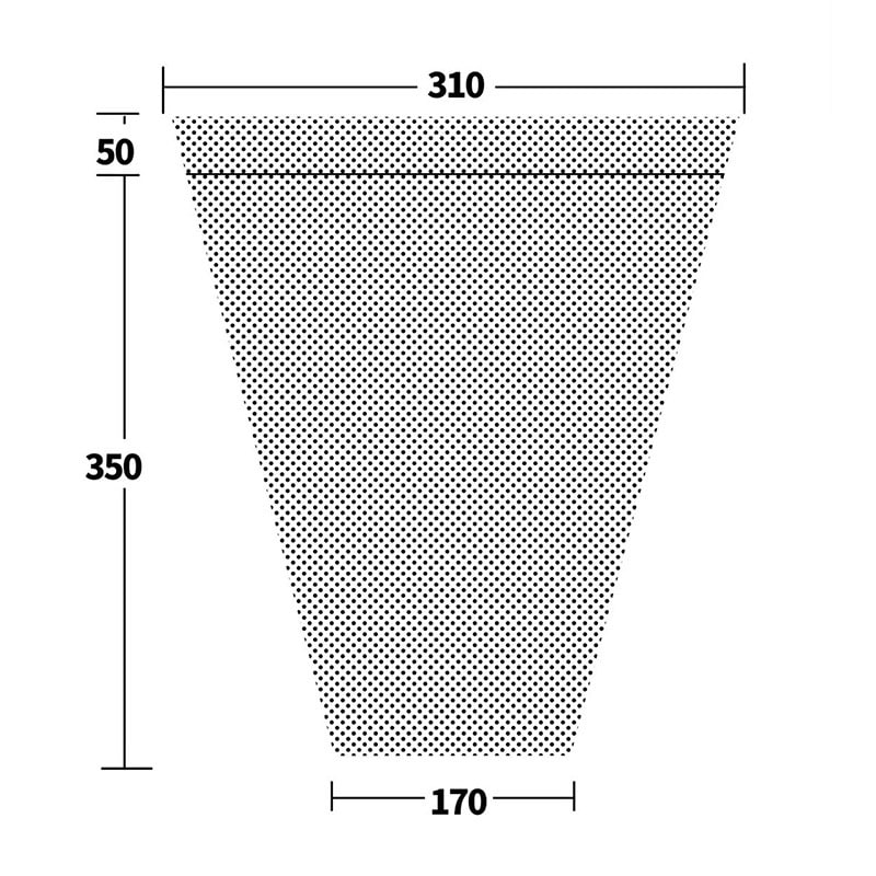 切り花出荷用　ナカクリーン　Rカーネスリーブ No.3　全面有孔 NG-3　100枚/束（ご注文単位60束）【直送品】
